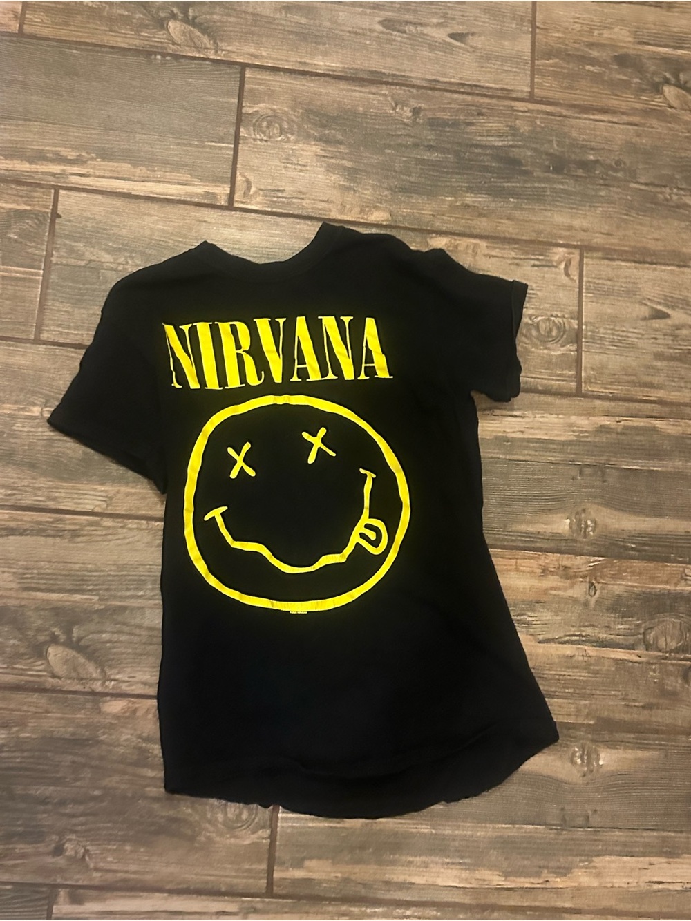 nirvana band tee